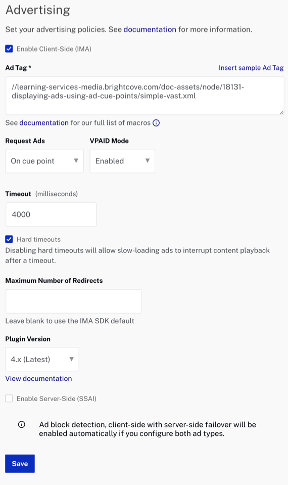 Plugin configuration in Studio