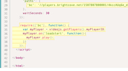 RequireJS and Brightcove Player