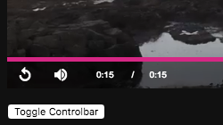 Toggle controlbar