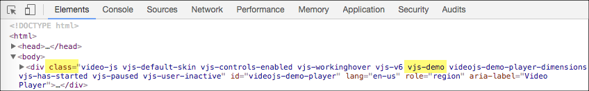 vjs-demo class