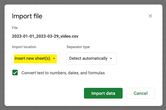 import analytics