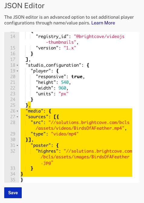 json editor