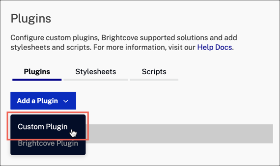 Custom Plugin