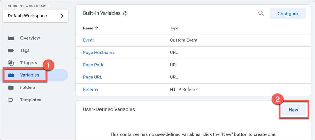 Data Layer Variable