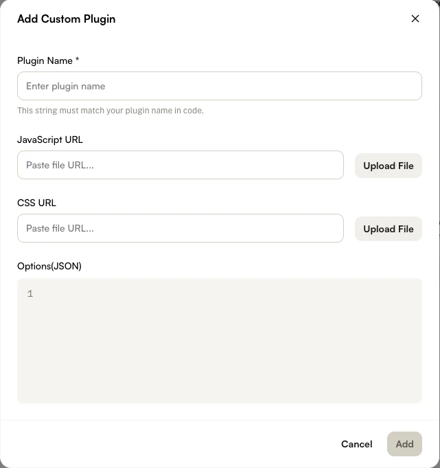 Custom Plugin